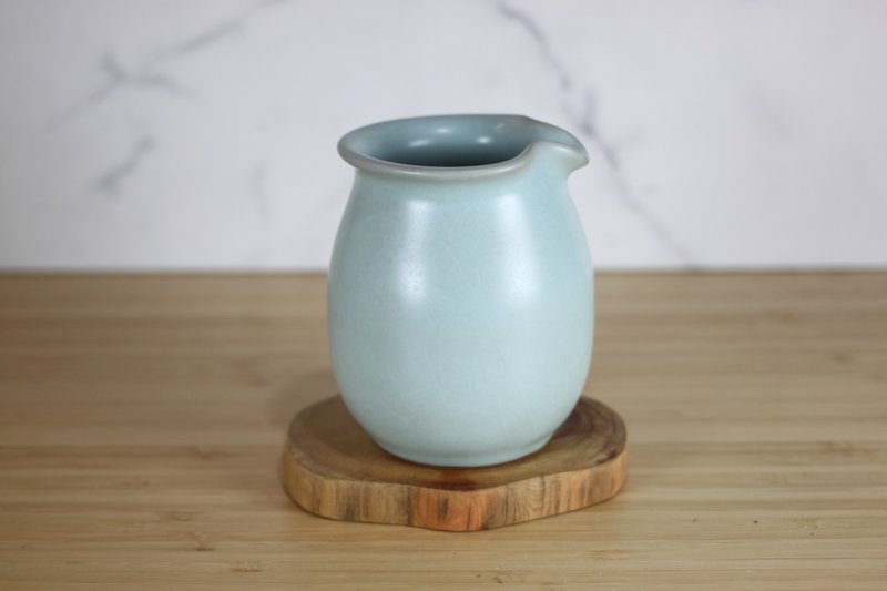 【沐春生活】260ml 汝窑 无把茶海 手作公道杯 名家叶敏祥手作 - 茶具/茶杯 - 瓷 