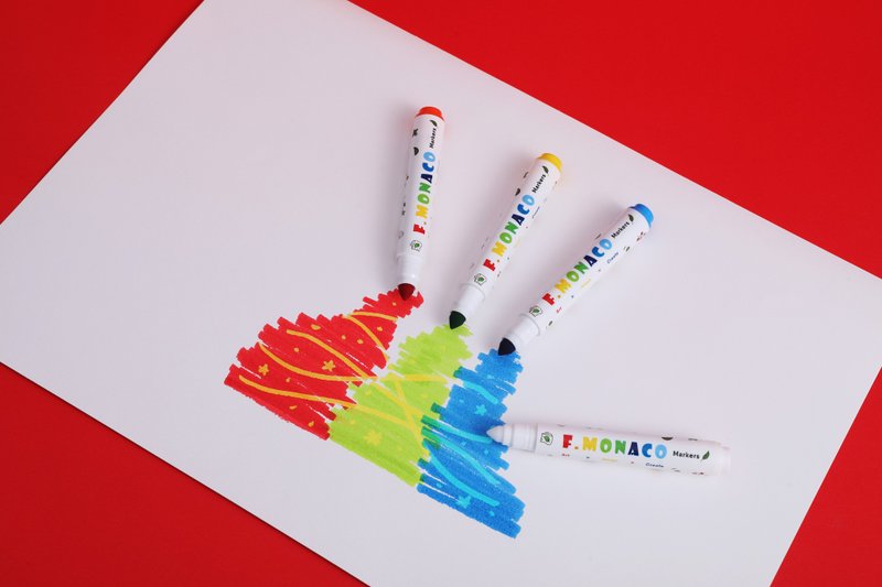 英国 Flower monaco儿童星空彩绘变色笔9+1 - 其他 - 颜料 多色