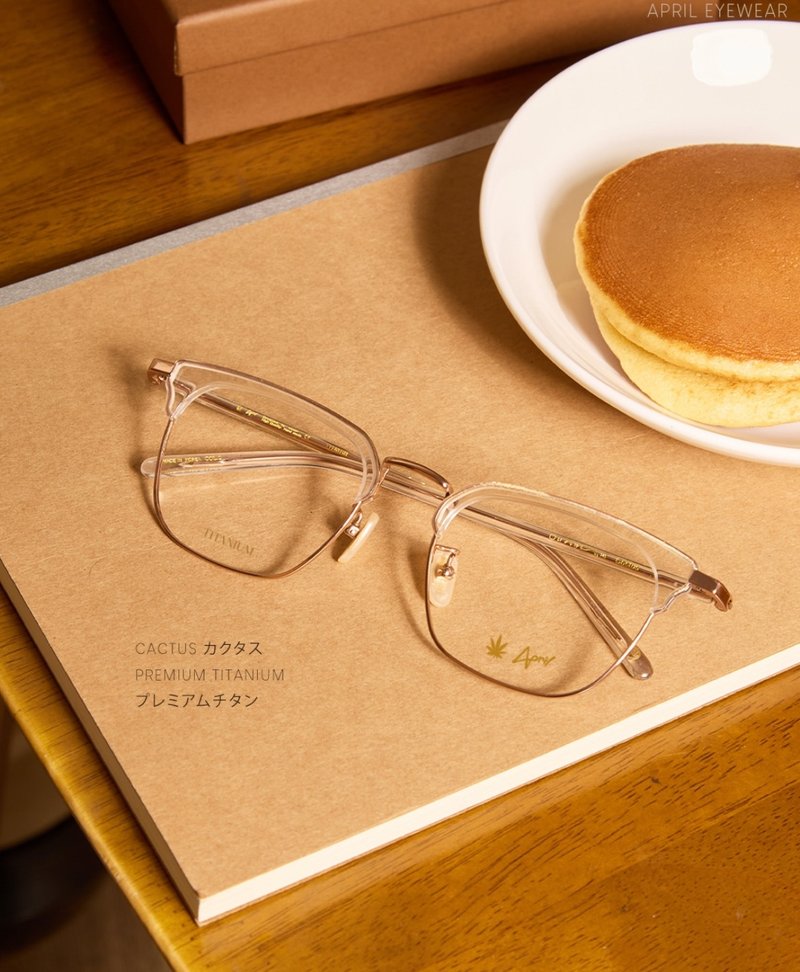 AP Classic Design 经典设计，5种颜色选择：醋酸纤维与钛金属结合 - 眼镜/眼镜框 - 其他材质 咖啡色