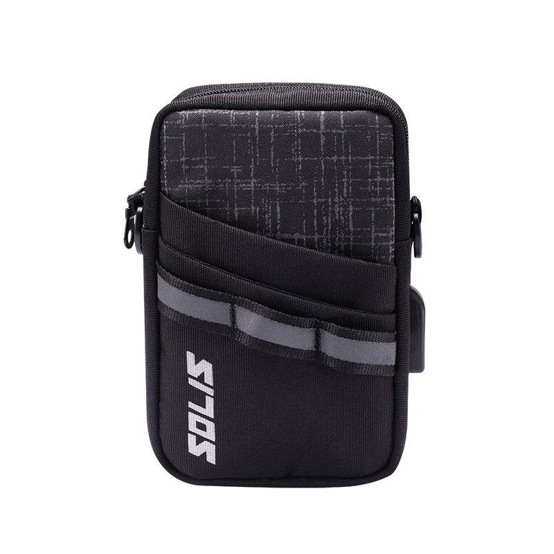 【福利品出清】Solis漫反光系列随身包-黑海盗- (无附长背带) - 侧背包/斜挎包 - 聚酯纤维 