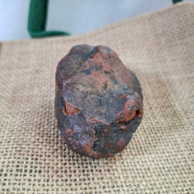 石雕蟾蜍系列- 12号  南红手作文玩手把件 - 摆饰 - 石头 