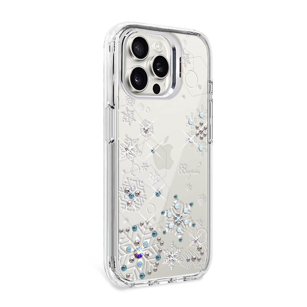 iPhone 全系列 防震双料隐形立架水晶彩钻手机壳-纷飞雪 - 手机壳/手机套 - 其他材质 多色