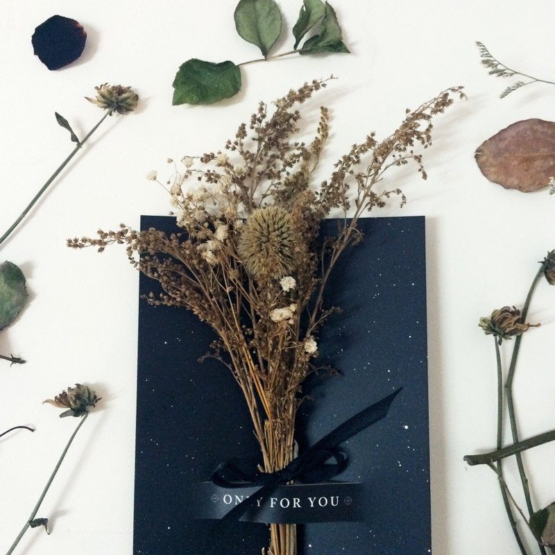 雅束花礼 卡片 - 卡片/明信片 - 纸 黑色