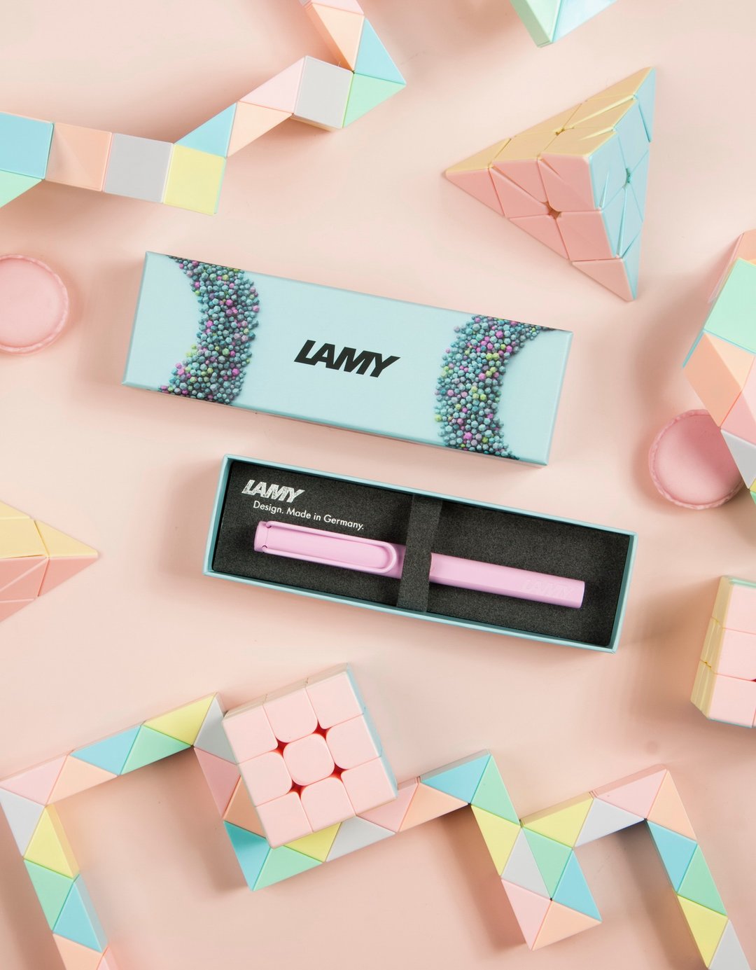 【雷雕刻字】 LAMY 钢珠笔 / safari 系列 - 限量2023- 春日粉 - 钢珠笔 - 塑料 粉红色