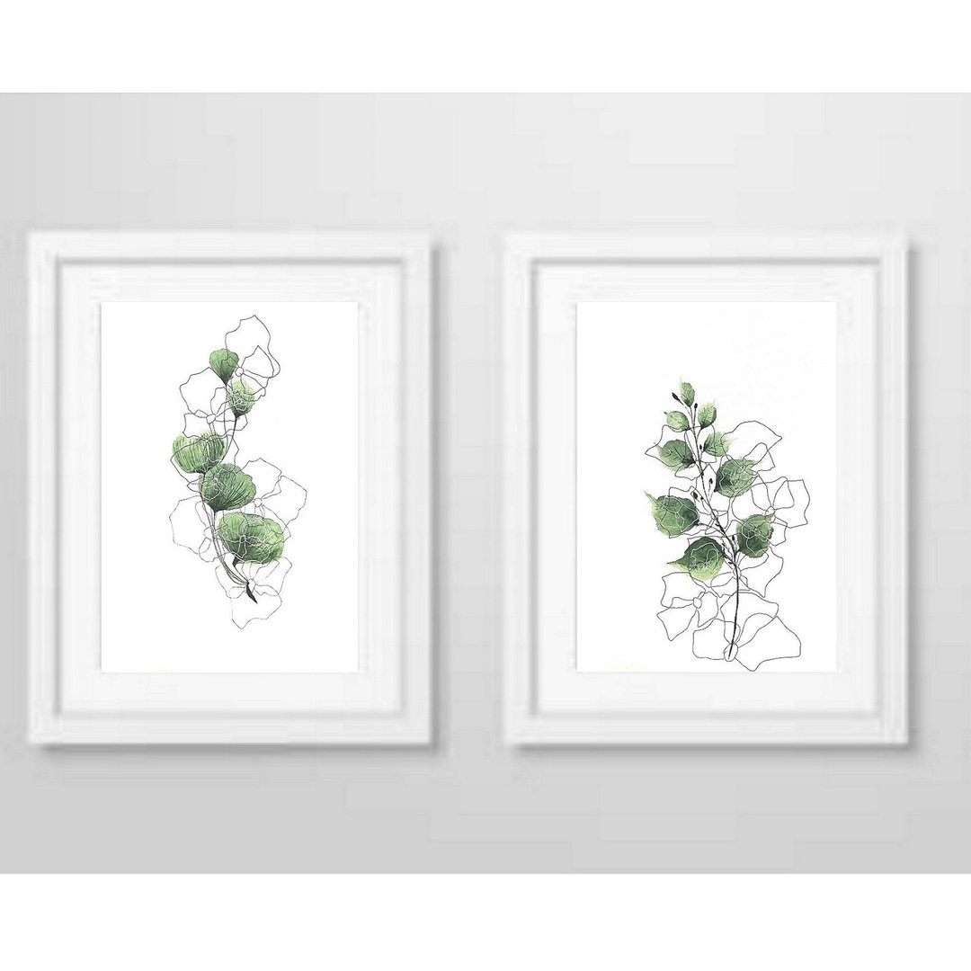 Limited Edition/ Canvas Print/ Canvas Giclee Prints/ Home Decor/ Eucalyptus Art - 海报/装饰画/版画 - 纸 多色