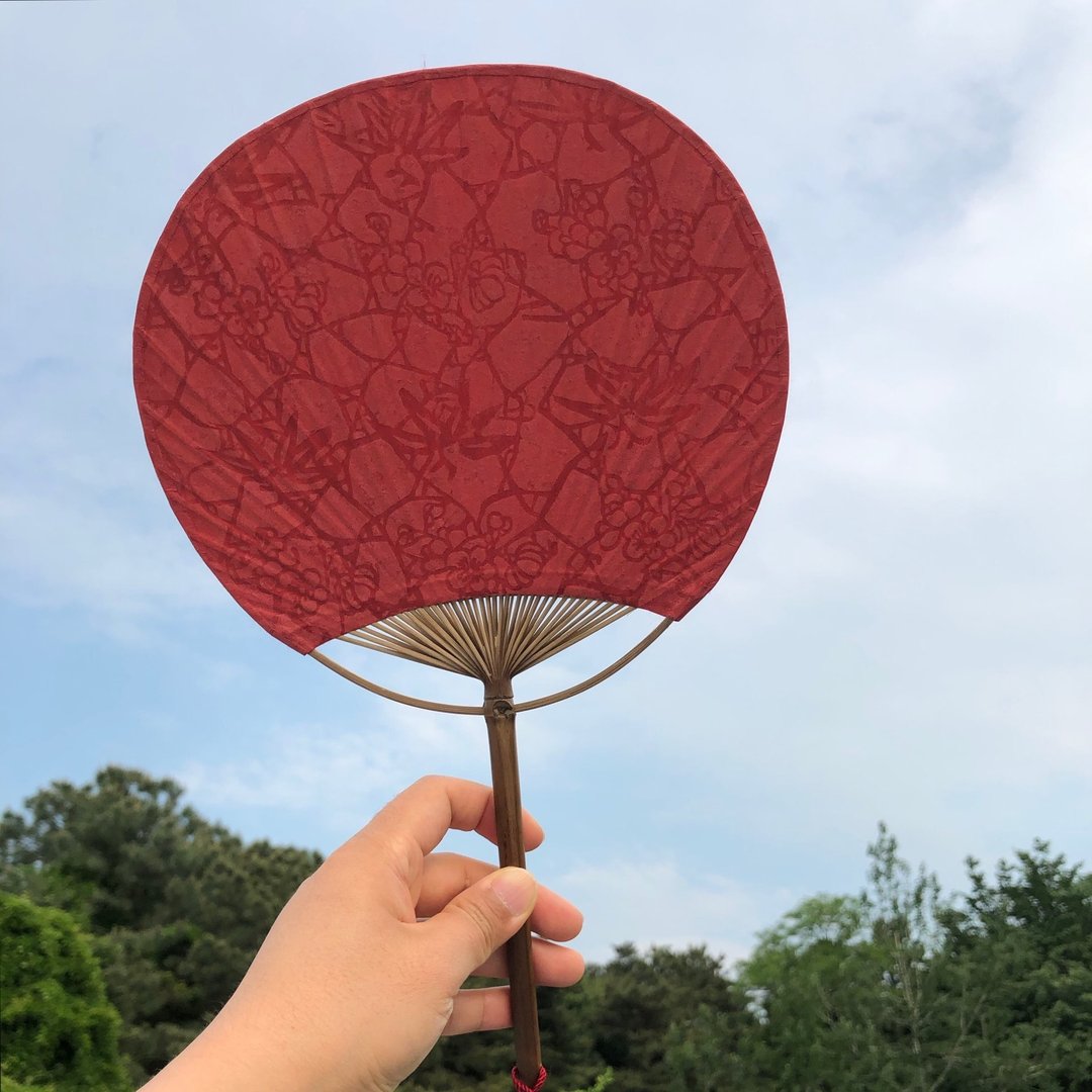 SUINPAPER 水仁花枝手工扇子_红色 - 其他家具 - 纸 红色