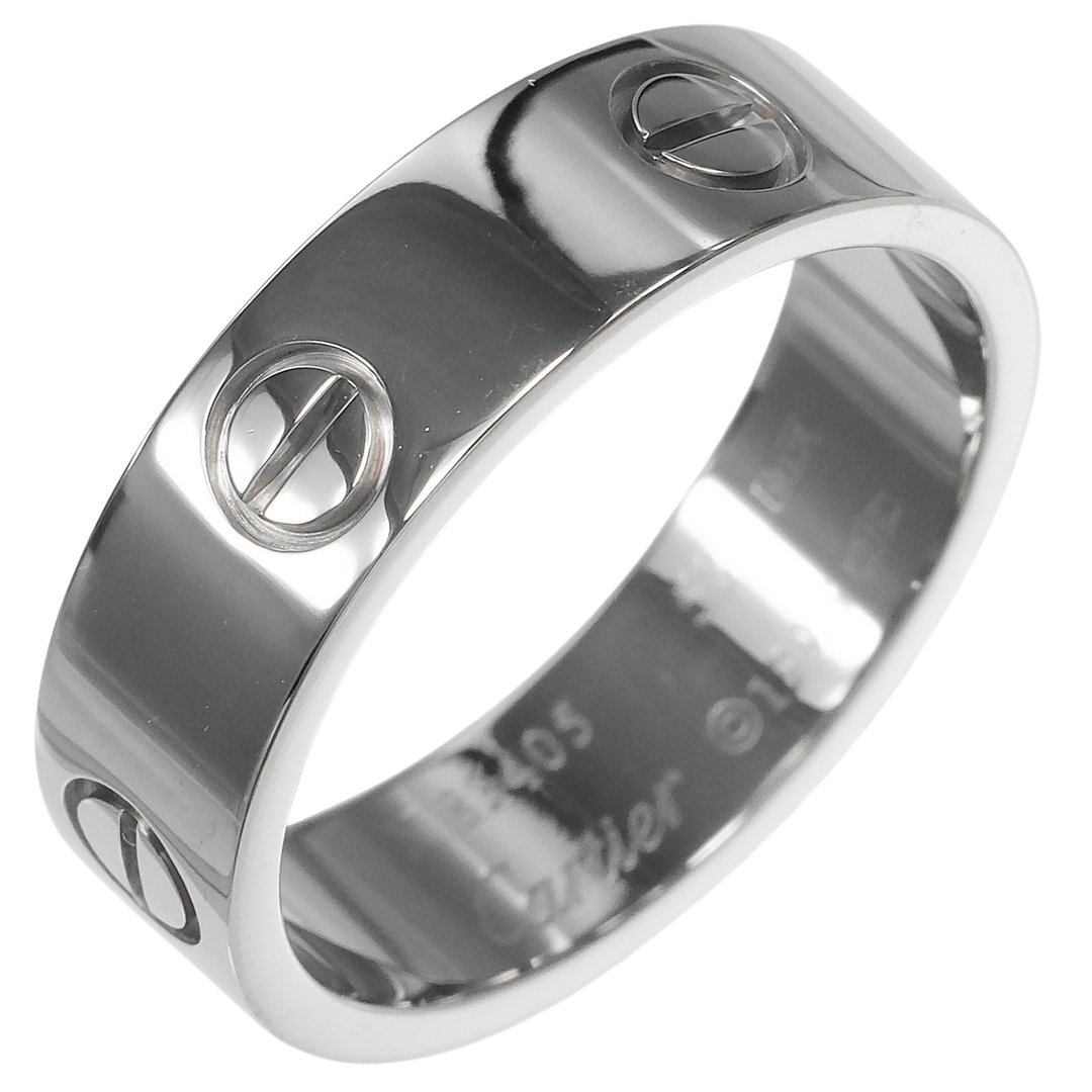 【日本直送】卡地亚 戒指 સ-CLASSIC 戒指 17 号 指轮 18K 白 K 金 约 8.67g CARTIER【二手】A 级 - 戒指 - 贵金属 金色