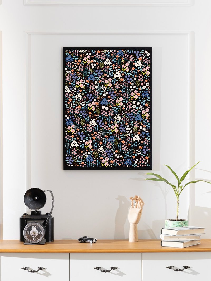 美丽绽放的新开始之花 / 艺术印刷品 / 礼品 - 画框/相框 - 其他材质 多色