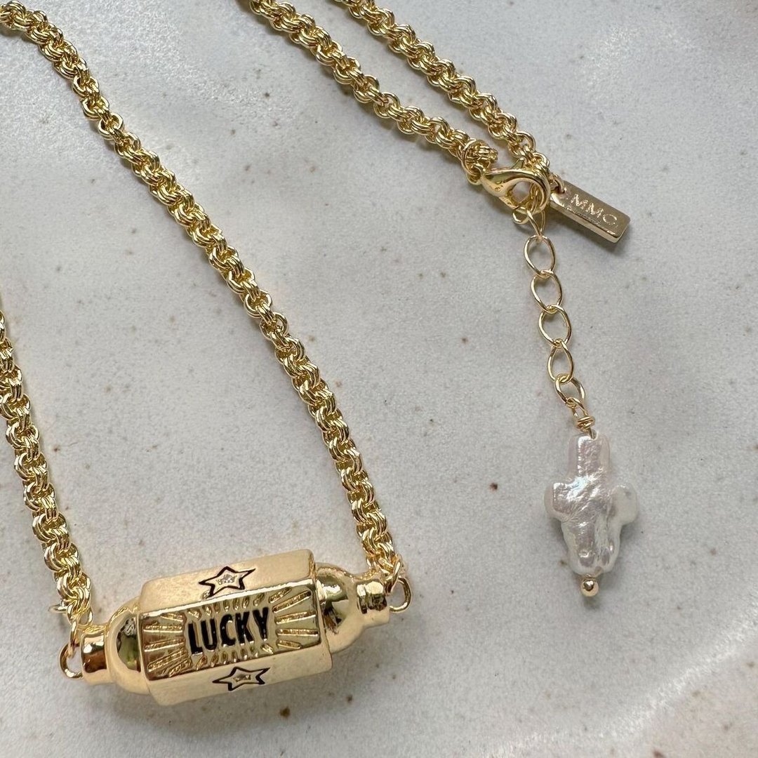 【热卖】珍珠 祝福语 颈链| Y2K 千禧风 欧美时尚 - 项链 - 珍珠 