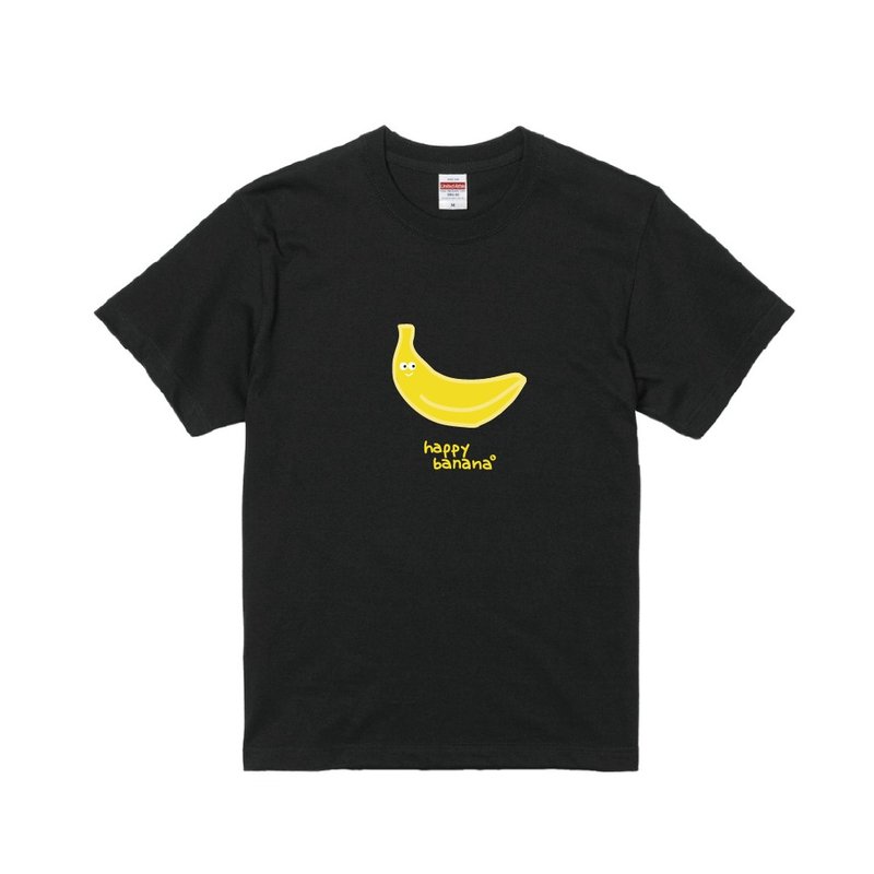 happy banana 短T  黑皮香蕉 T-shirt  自创品牌 A009 - 男装上衣/T 恤 - 棉．麻 多色