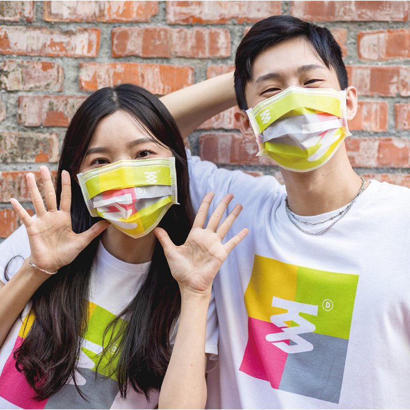 限定款平面口罩/非医用 - 口罩 - 其他材质 多色