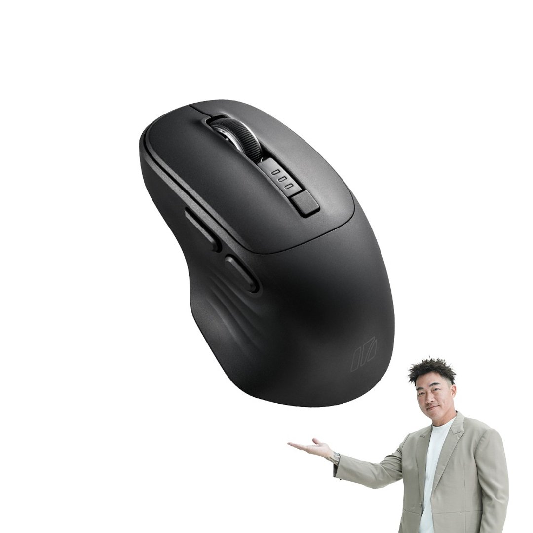 irocks M25R 快充式 无线 蓝牙 双模 静音鼠标 黑色 - 电脑配件 - 其他材质 