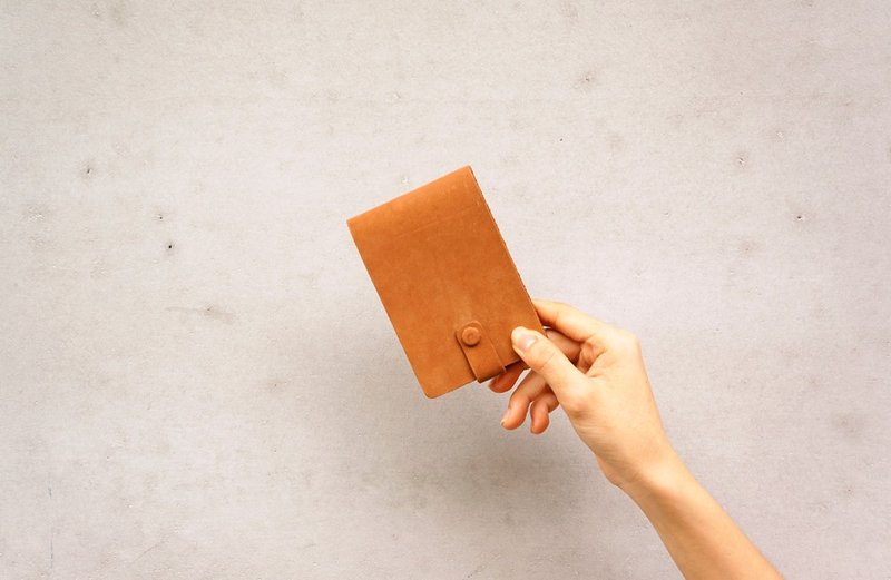 A7手帐本(可定制刻字) - 笔记本/手帐 - 真皮 咖啡色