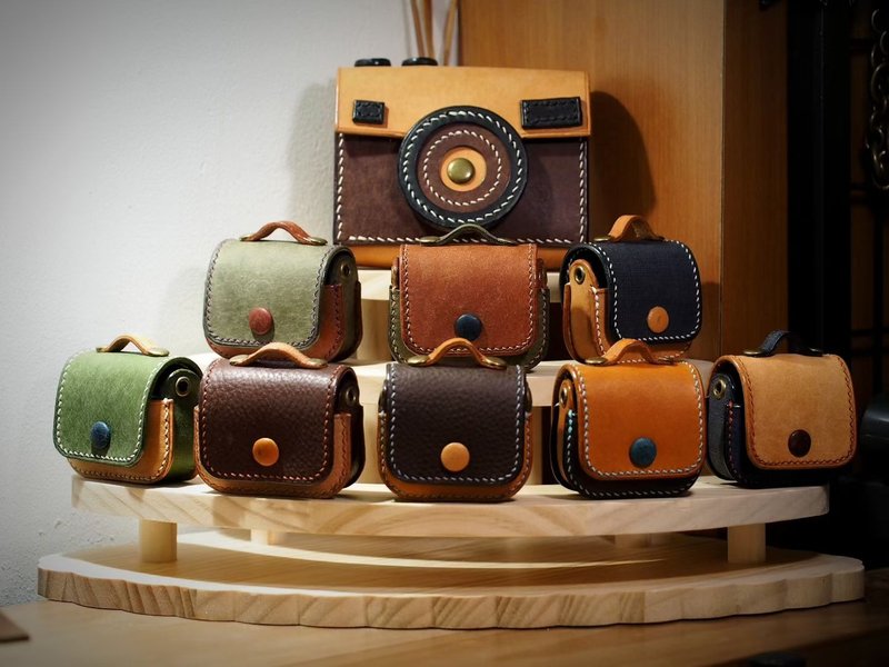 手工皮革-AirPods耳机套 1-pro - 耳机收纳 - 真皮 