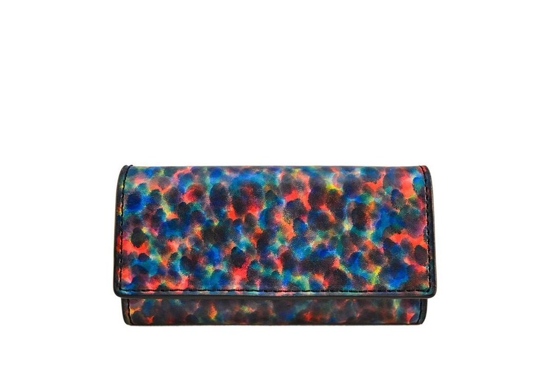 Colorful Key Purse Rainbow - 钥匙链/钥匙包 - 真皮 多色
