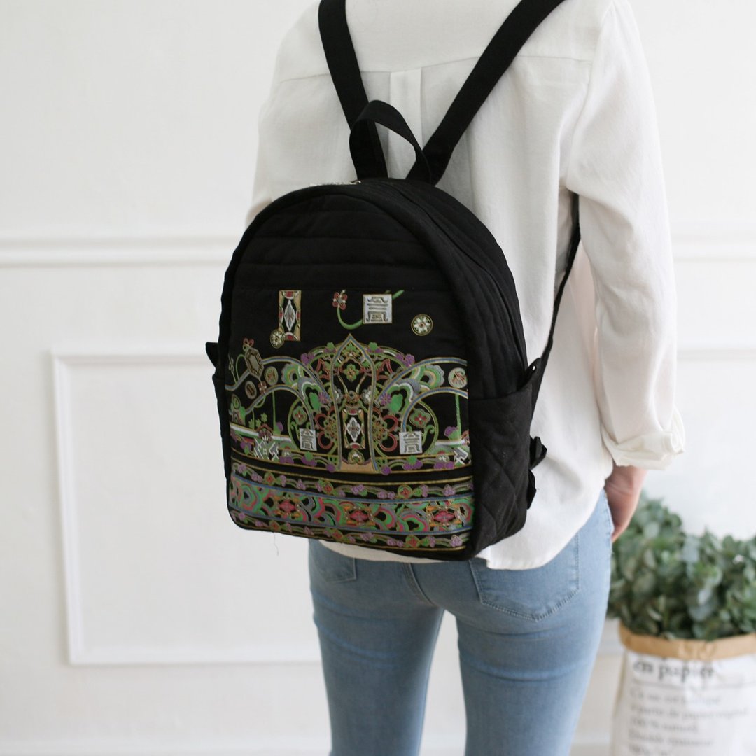 Oriental Korean traditional pattern backpacks Mother bags  - 后背包/双肩包 - 其他材质 多色