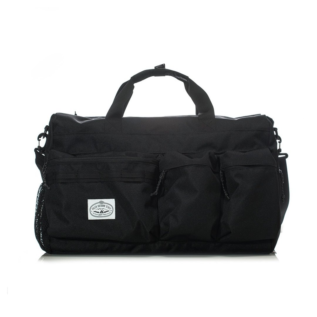 POLER BOSTON TRAVEL BAG 波士顿旅行袋/行李箱挂包/附背带 /黑 - 侧背包/斜挎包 - 聚酯纤维 黑色