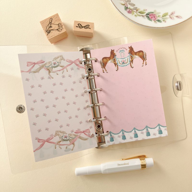 手帐内页补充memo 马M6 - 笔记本/手帐 - 纸 粉红色