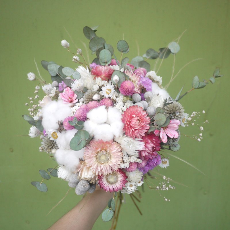 未完待续 | 专属订制区 定制化 干燥花 捧花 手拿花 欧美系 乡村风 礼物 送礼 新娘 伴娘 婚摄 外拍 婚礼 造型 wedding bouquet 孕妇写真 闺蜜婚纱 - 植栽/盆栽 - 植物．花 