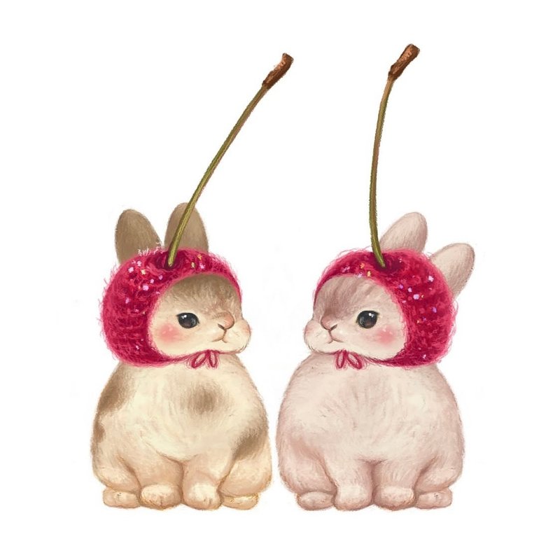 樱桃 - 电子手绘真人画像/绘画/插画 - 其他材质 