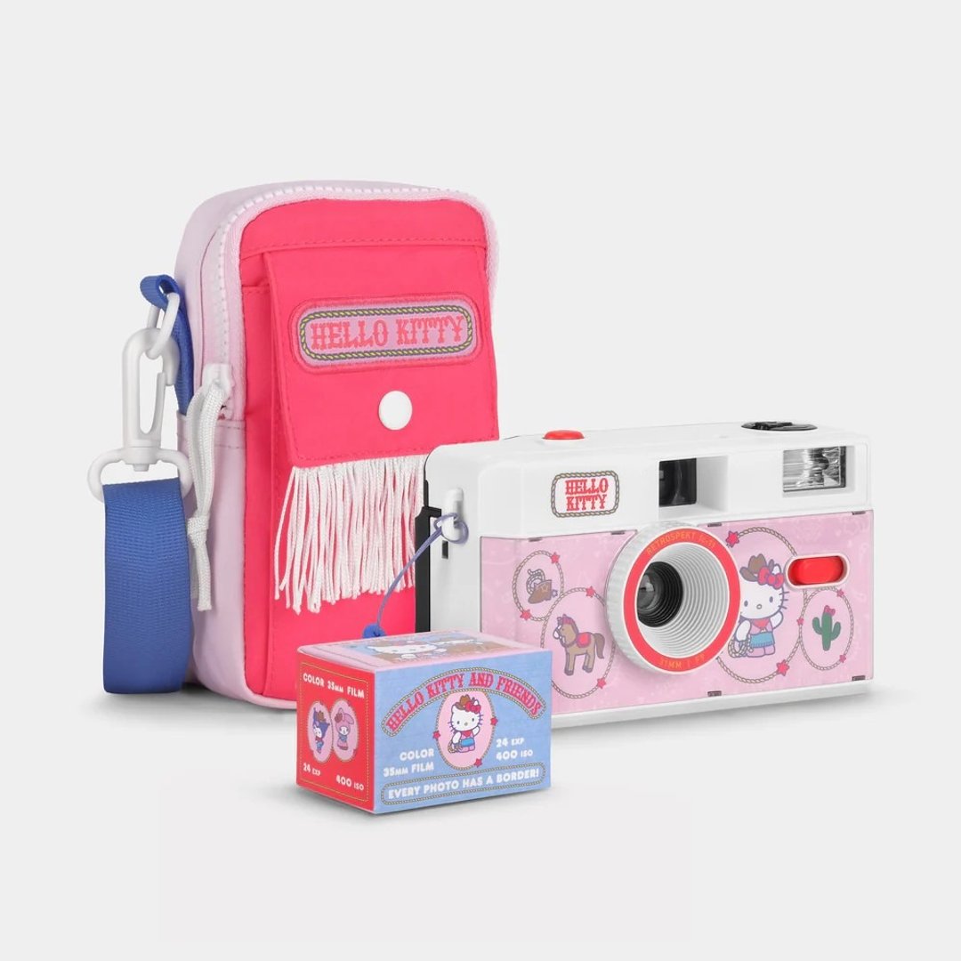 【Polaroid杂货店】 凯蒂猫 Hello Kitty 套组 135 底片傻瓜 相机 - 其他 - 塑料 粉红色