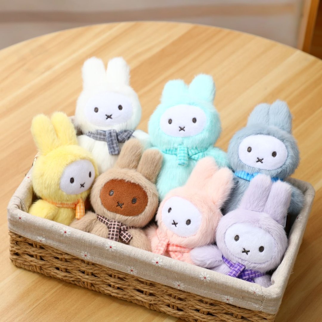VIPO miffy 毛毛锁匙扣 1 个 (随机包装) MIF37474 - 钥匙链/钥匙包 - 棉 