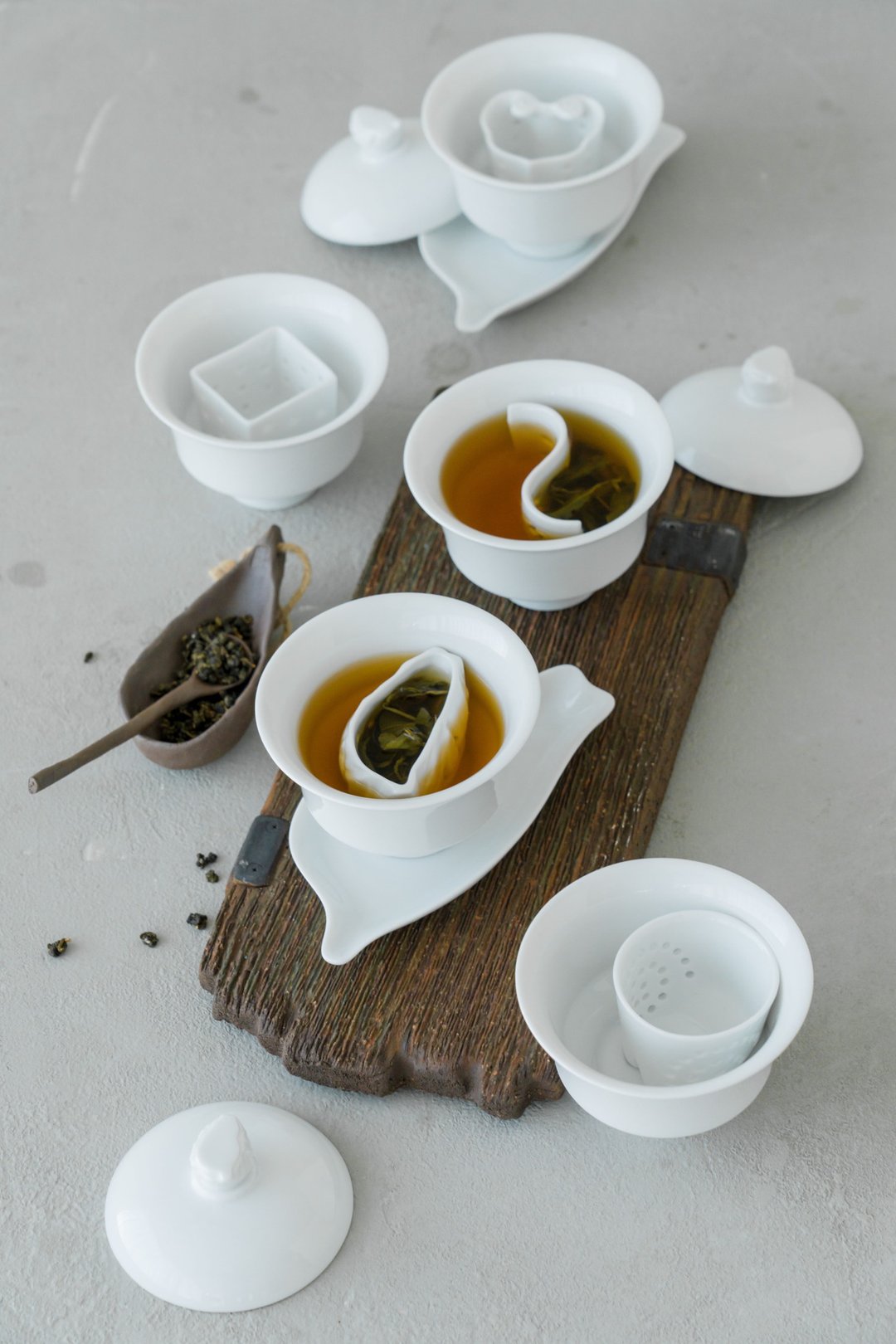 雪瓷禅纳杯组 - 摆饰 - 瓷 白色