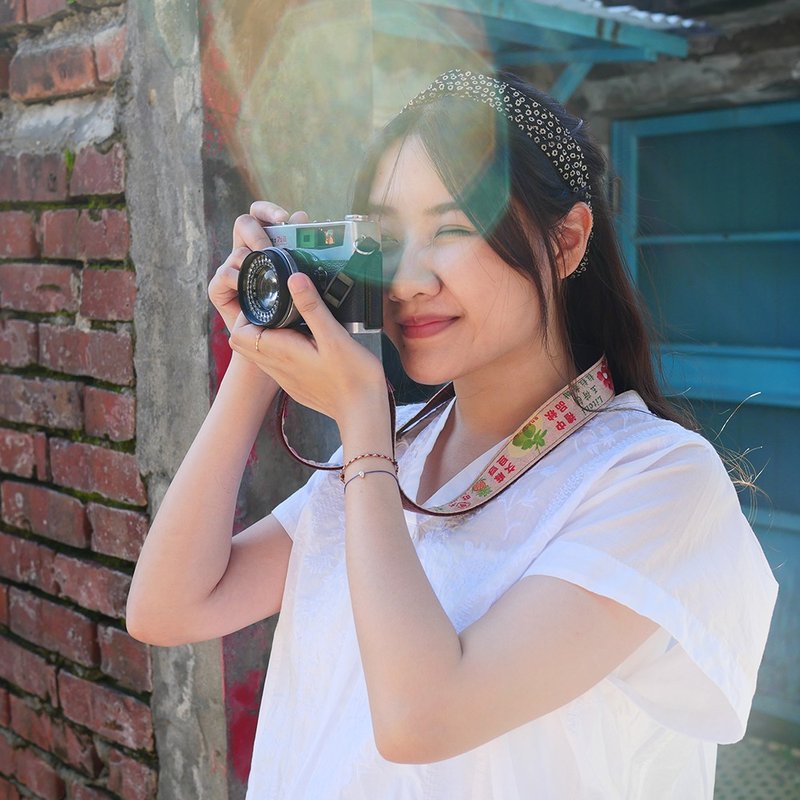 相机背带 Camera Strap - 水果 情人节礼物推荐 - 相机背带/脚架 - 棉．麻 