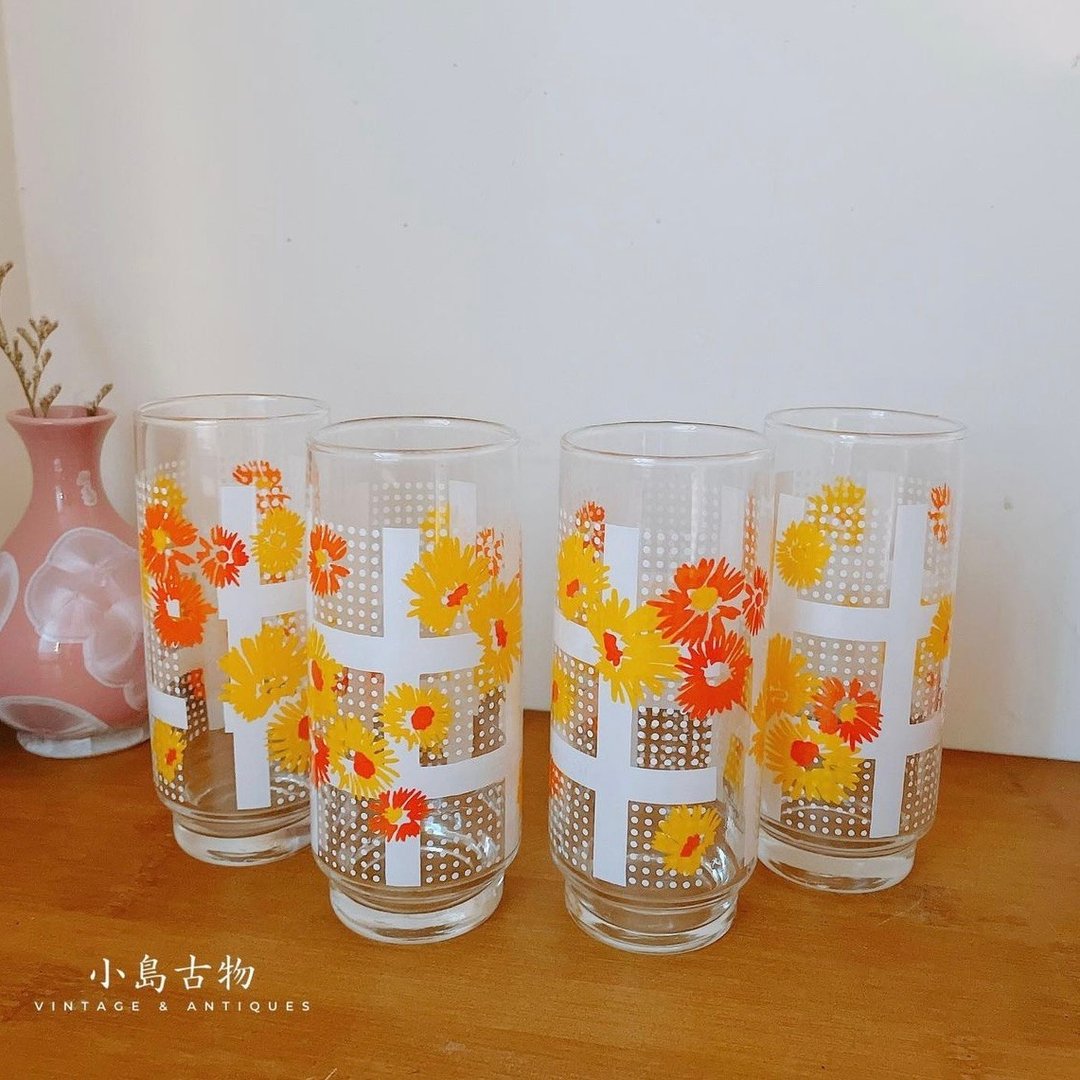 昭和风雏菊玻璃杯 - 玻璃杯 - 玻璃 