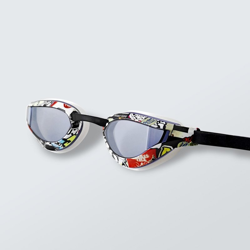 SAEKO三铁运动款成人泳镜 涂鸦 - 运动/健身用品 - 塑料 多色