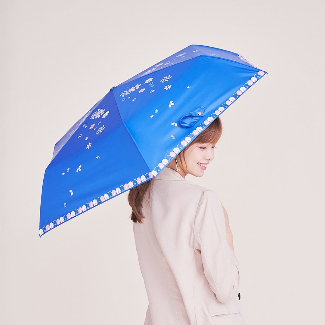 【好收开自动伞】轻收防晒自动伞 落雨-宫廷蓝 - 雨伞/雨衣 - 聚酯纤维 蓝色