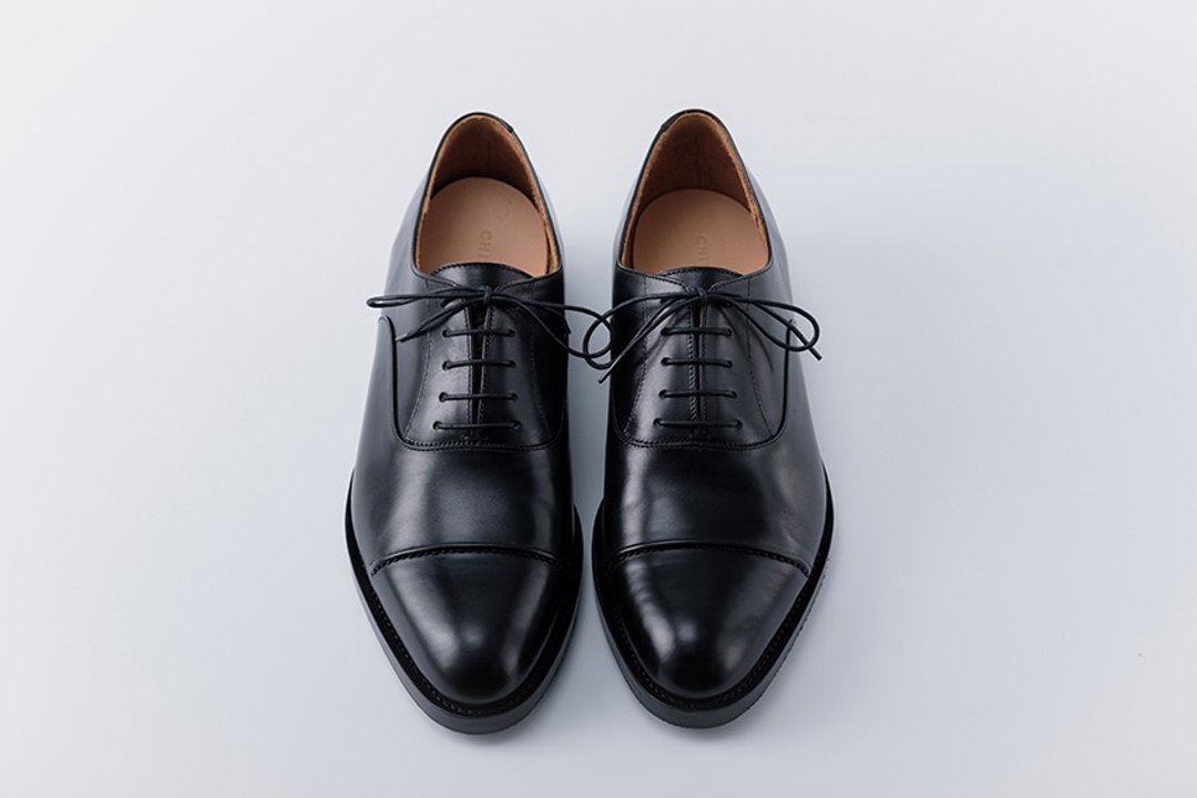 CYC手工订制鞋 - 3CM OXFORD牛津绅士鞋 黑色胎牛 MTO订制 单线+后锁链缝 - 男款休闲鞋 - 真皮 黑色