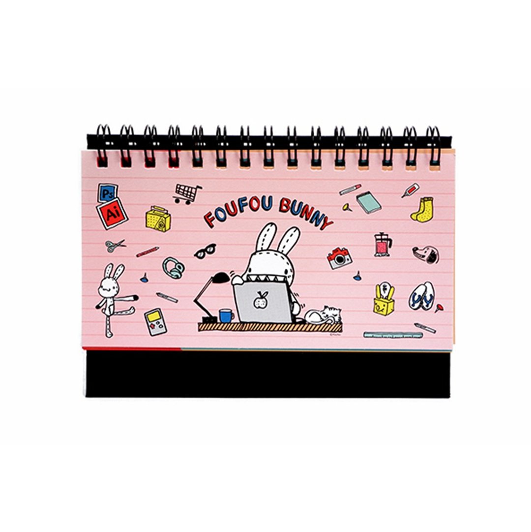 Foufou无时效周计划桌历-My Desk - 年历/台历 - 纸 粉红色