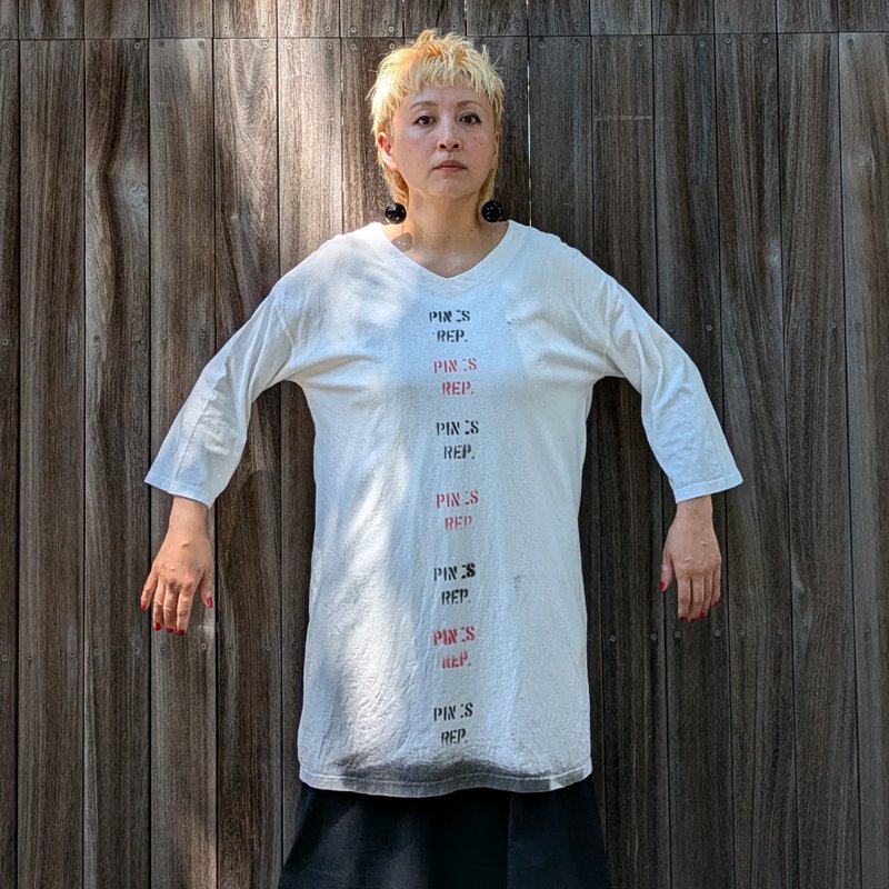 【drip】stencil cut-saw - 女装上衣 - 棉．麻 