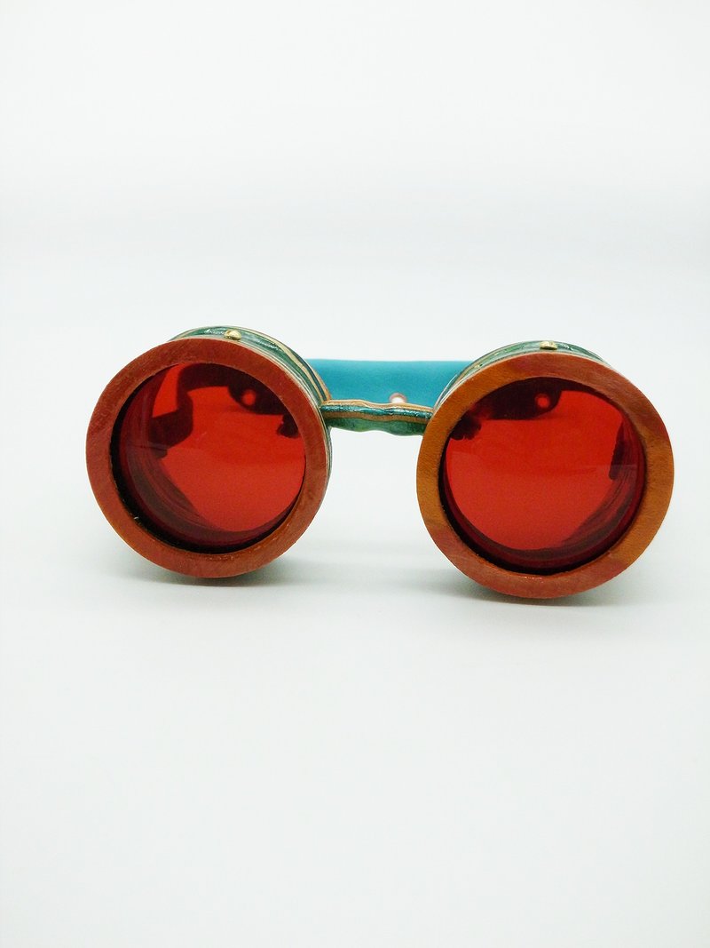 BDC纯手工回收滑板制护目镜#17 - 眼镜/眼镜框 - 木头 多色