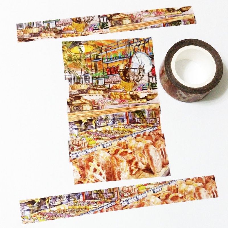 麒麟纸胶带 魔女的面包店 - 纸胶带 - 纸 多色