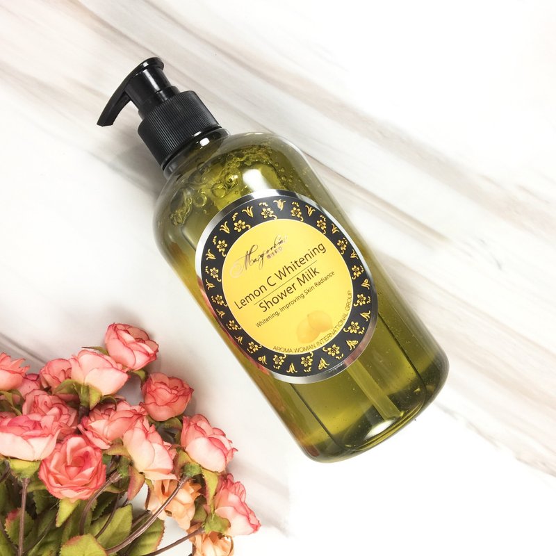 柠檬C嫩白沐浴乳-金500ml - 沐浴用品 - 其他材质 黄色