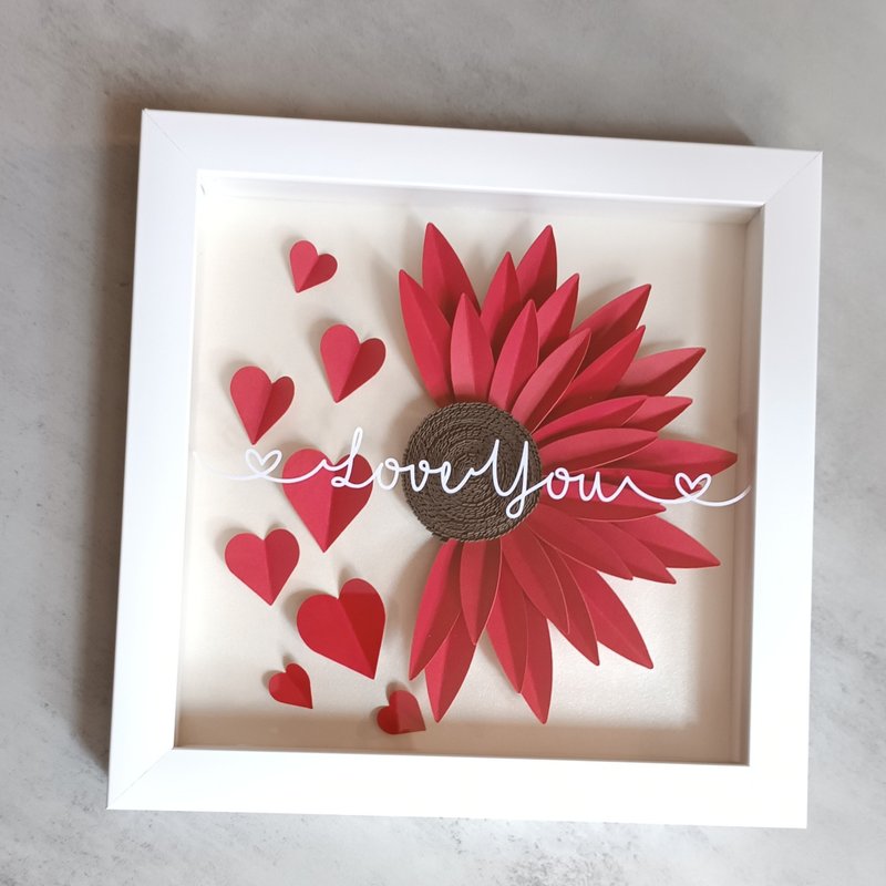 生活品味礼盒 - 太阳花 - 摆饰 - 纸 红色