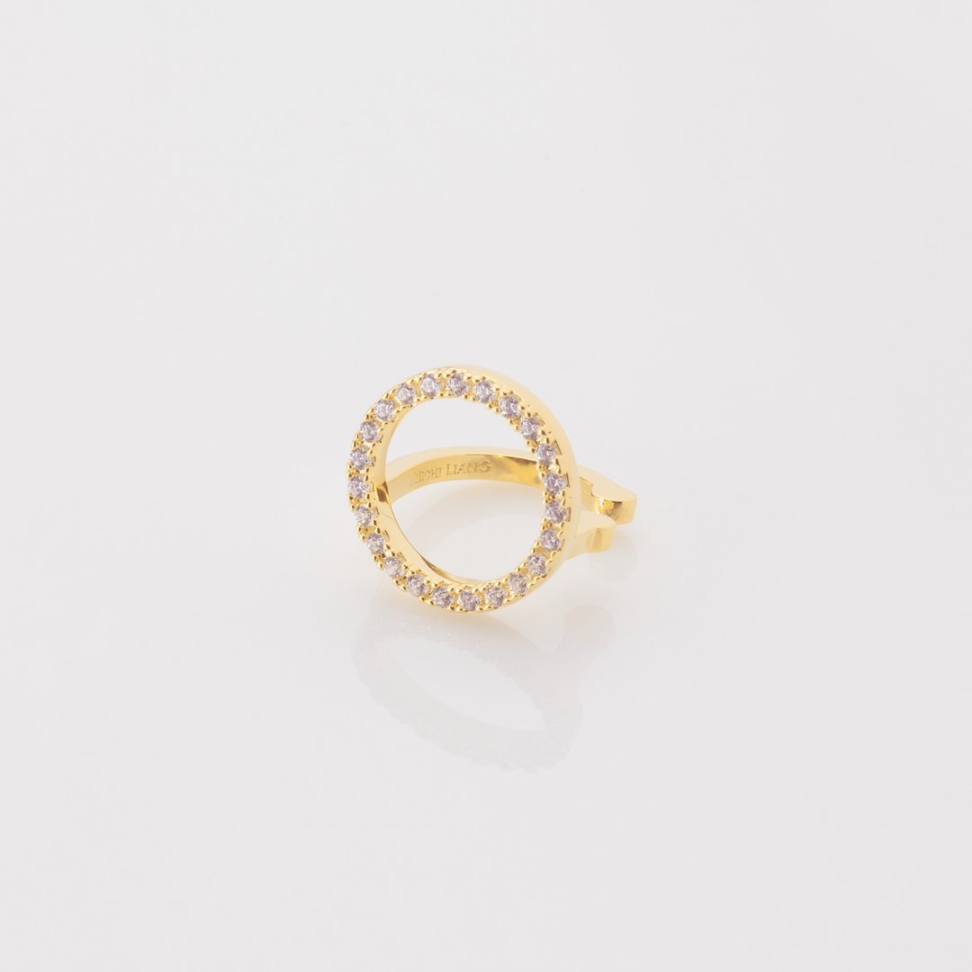 闪耀简约 /  Cosette ear cuff 单支 / 左右耳均可配戴 - 耳环/耳夹 - 铜/黄铜 金色