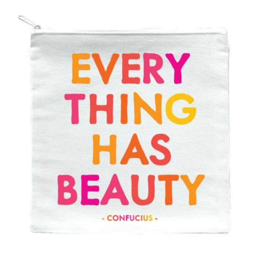 Everything Has Beauty 拉链袋 - 化妆包/杂物包 - 棉 多色