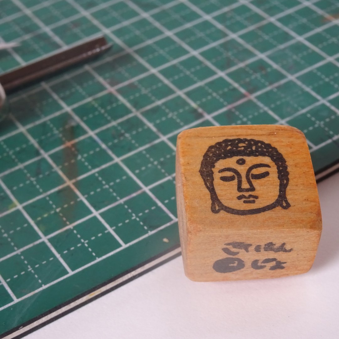 Big Buddha stamp [plastic] - 印章/印台 - 塑料 
