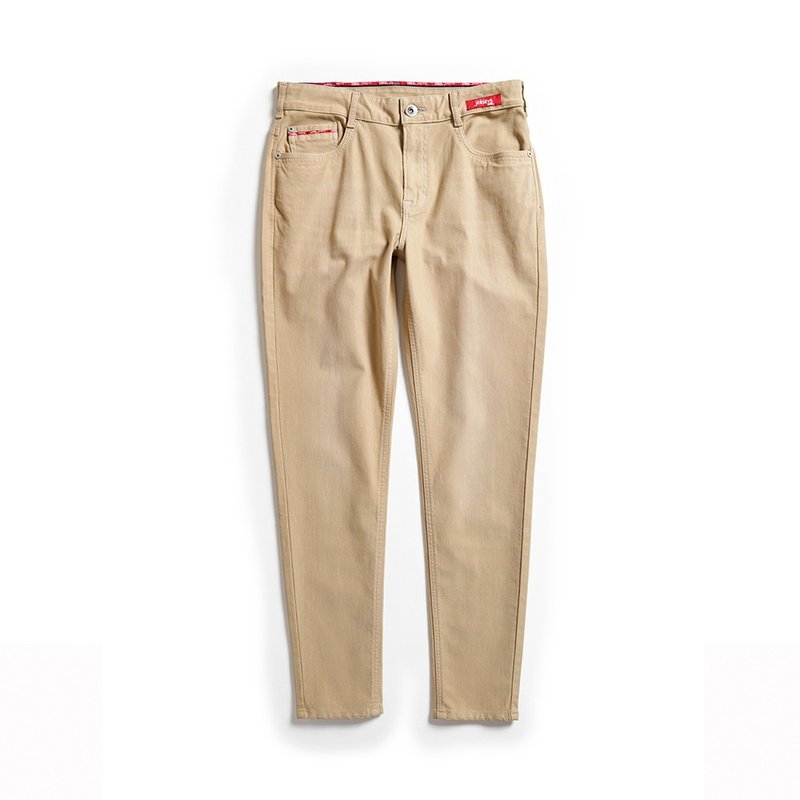 EDWIN 男款 东京红 迦绩弹力机能锥形牛仔裤 (浅卡其) - 男士长裤 - 棉．麻 卡其色