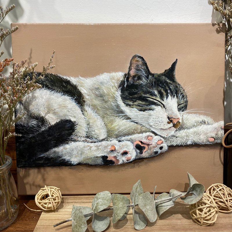 宠物定制画-画你家的毛小孩 - 订制画像 - 棉．麻 