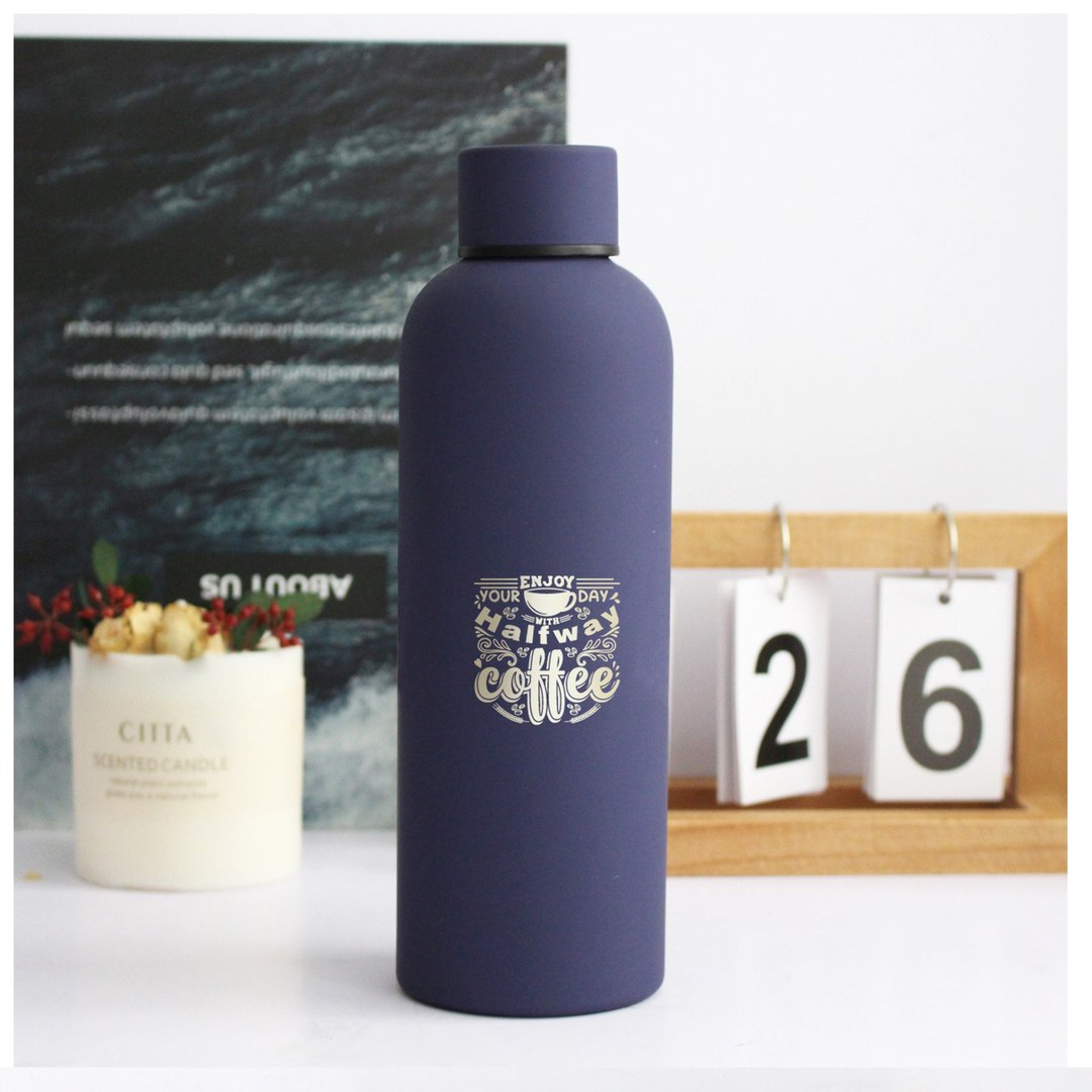 【Coffee Shop系列】磨砂不锈钢保温杯 户外运动水杯 咖啡杯定制 - 保温瓶/保温杯 - 不锈钢 多色