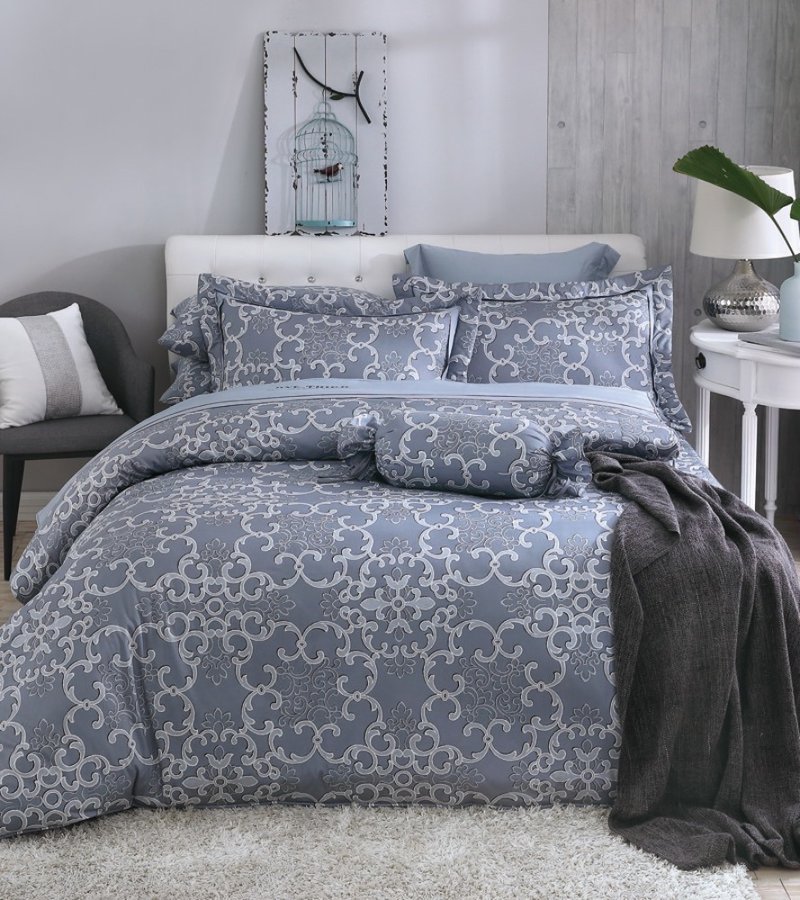 【R873 现代欧风】100% 40支精梳棉 两用被 - 寝具 - 棉．麻 灰色