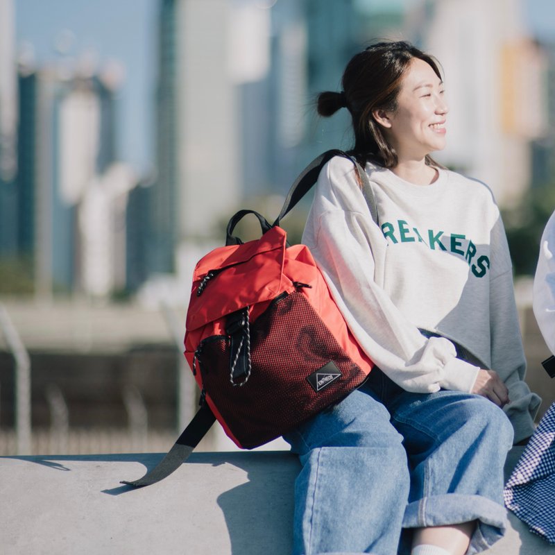 MATT背包 - 后背包/双肩包 - 环保材料 红色