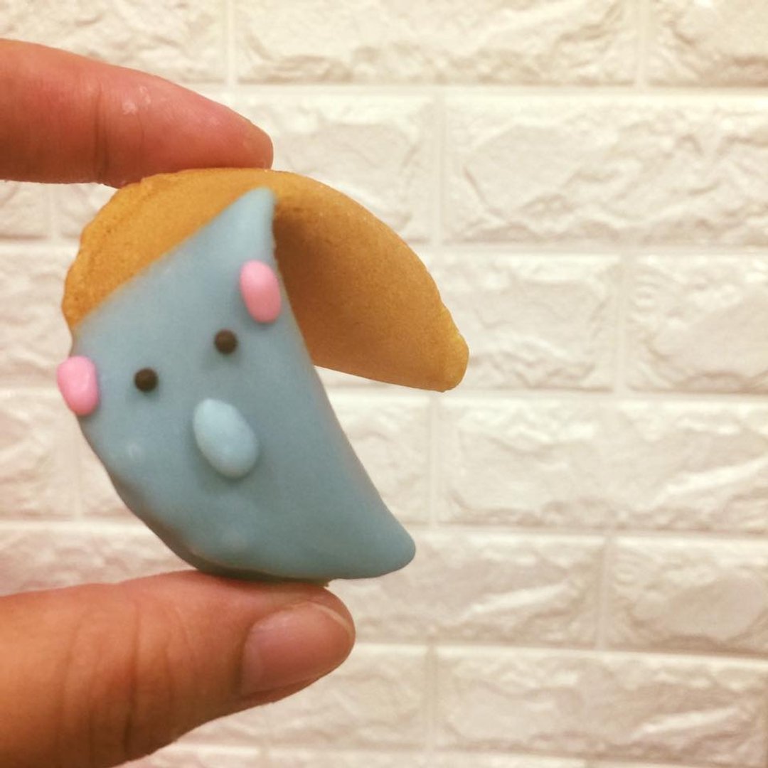 动物幸运签饼 大象幸运饼干 可藏签 定制化 namecookie 活动专属 - 手工饼干 - 新鲜食材 