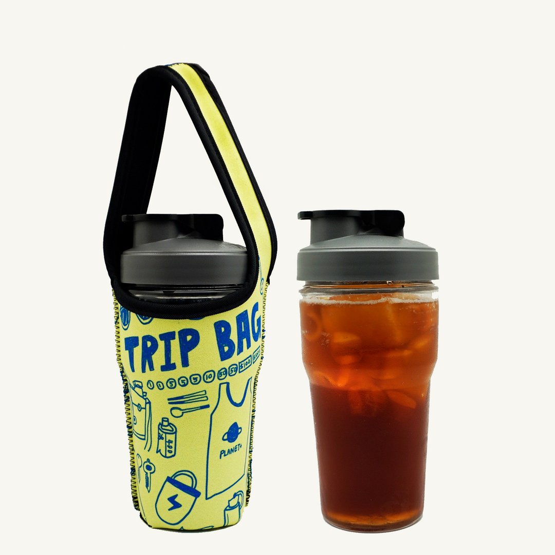 现货 BLR饮料提袋 Monocup环保杯 CLK太空盖 组合 - 水瓶/水壶 - 玻璃 绿色