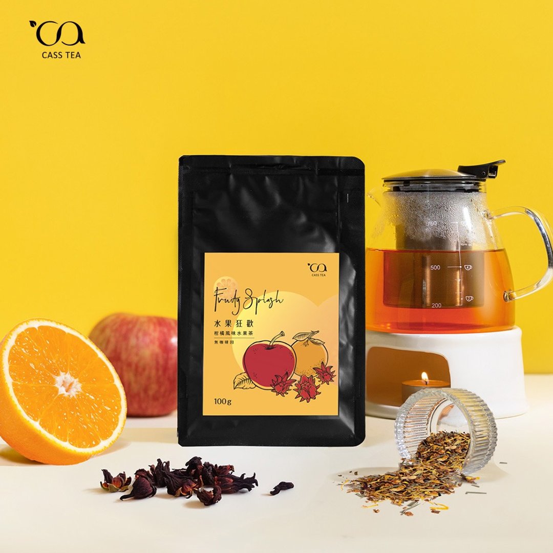 【User Bag 原叶散茶】CASS TEA 水果狂欢 柑橘风味水果茶 100g - 茶 - 其他材质 紫色