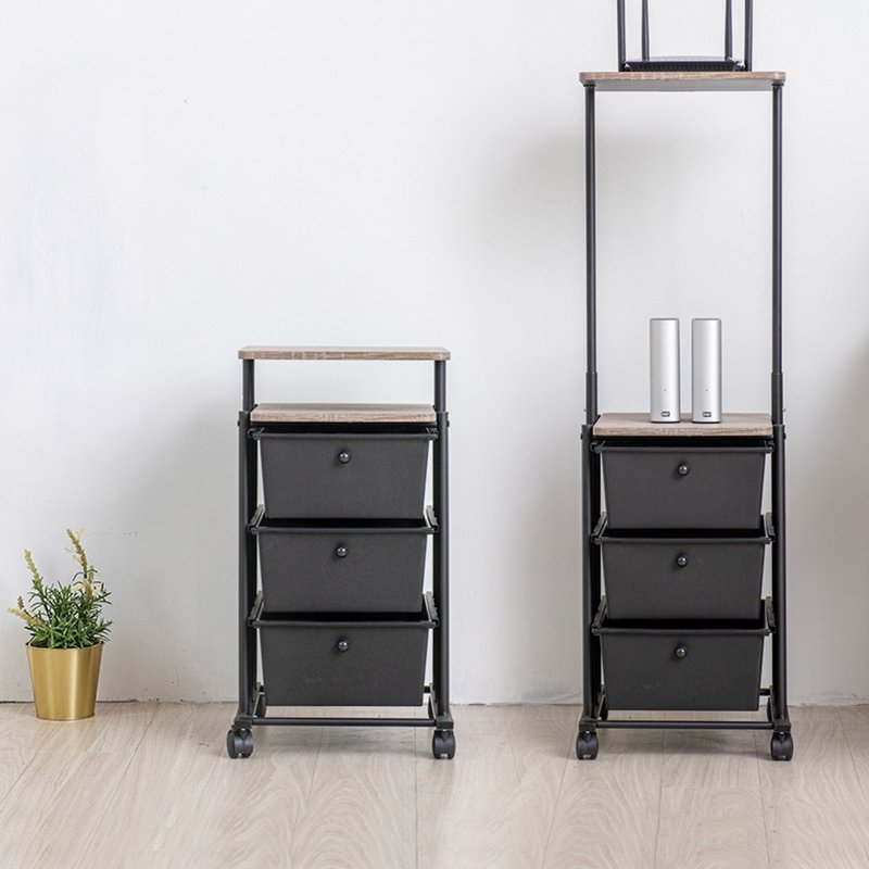 【拜尔家居】伸缩三层活动车 - 收纳用品 - 其他金属 